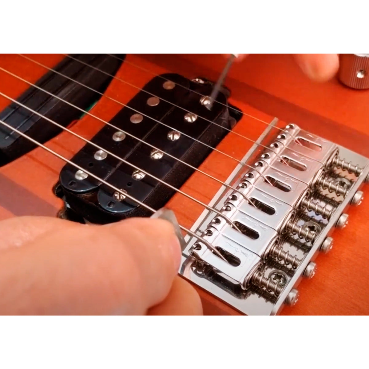 Set of 9 Understring Radius Gauge for Guitar and Bass Setup Luthier Tools  Bridge