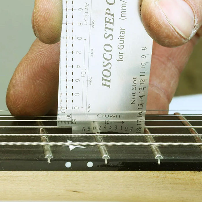 Guitar Repairing Tool Set Maintenance Cleaning Tool Kit String Organizer Action Ruler Gauge Measuring Tool, Size: 200