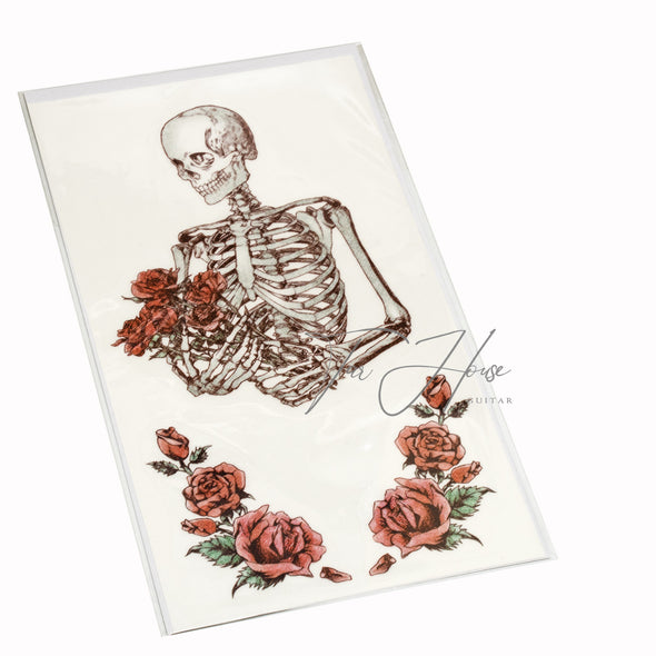 Skeleton Memories in a Bouquet of Roses