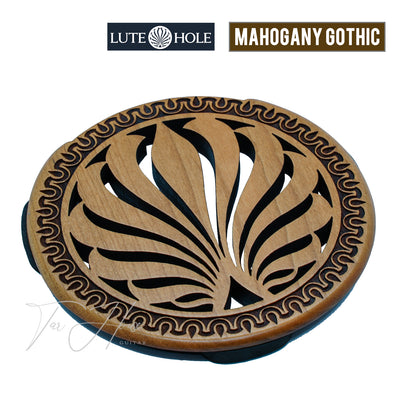 LuteHoles Soundhole Cover (Mahogany Gothic)