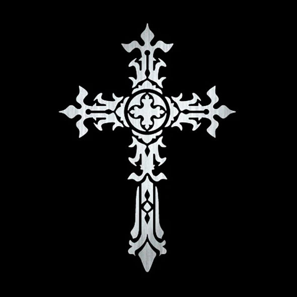 Metallic Gothic Cross (large)