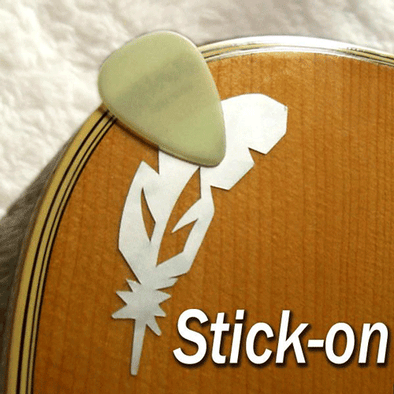 Pick Holder Sticker -  Feather