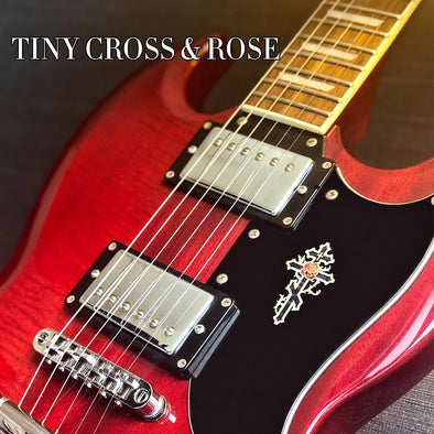 Tiny Cross & Rose