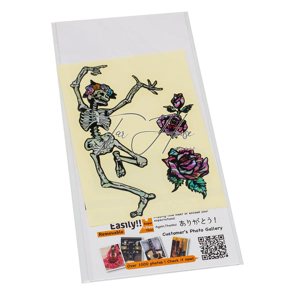 Dancing Skull & Roses