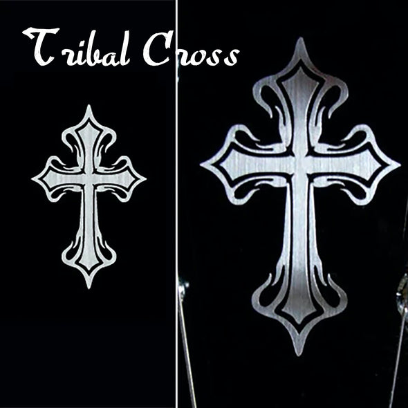 Metallic Tribal Cross (small)